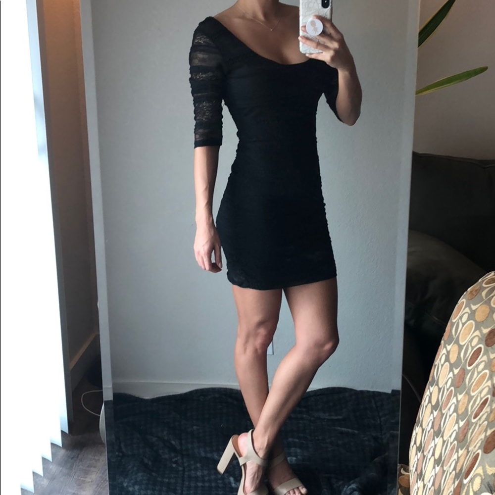 Black Lace Dress